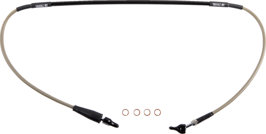 Moose Racing Brake Line Front Stainless Steel - Suzuki RM85 2005-2012
