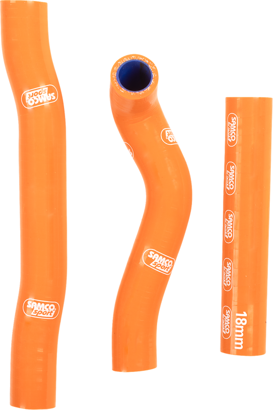 Moose Racing OEM Fit Radiator Hose Kit Orange - KTM 125 SX and More