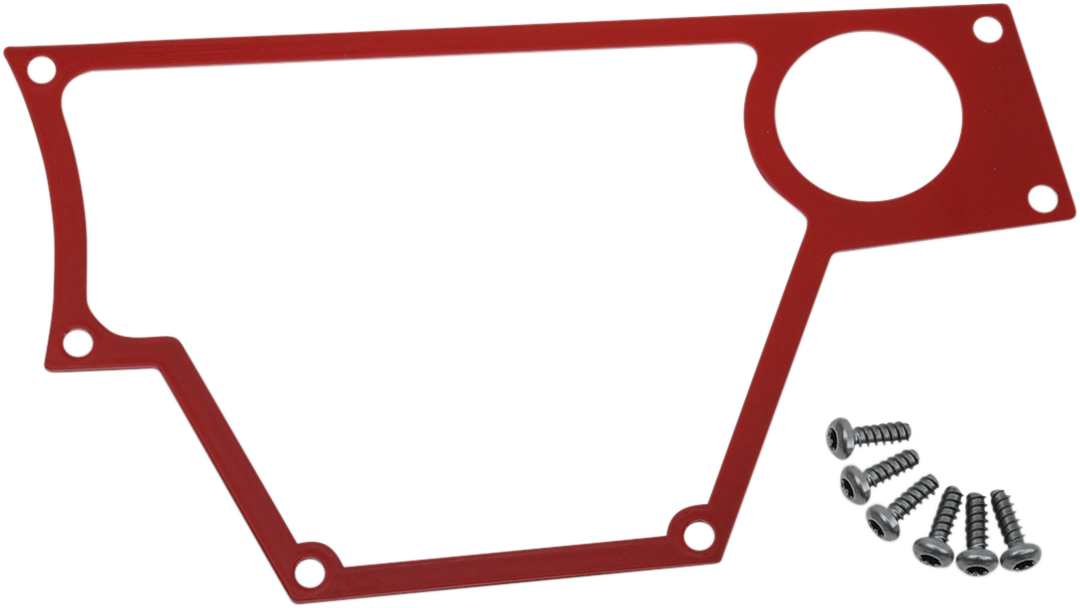 Moose Racing Dash Plate Large Right Red - Polaris RZR XP 1000 2017