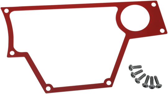 Moose Racing Dash Plate Large Right Red - Polaris RZR XP 1000 2017