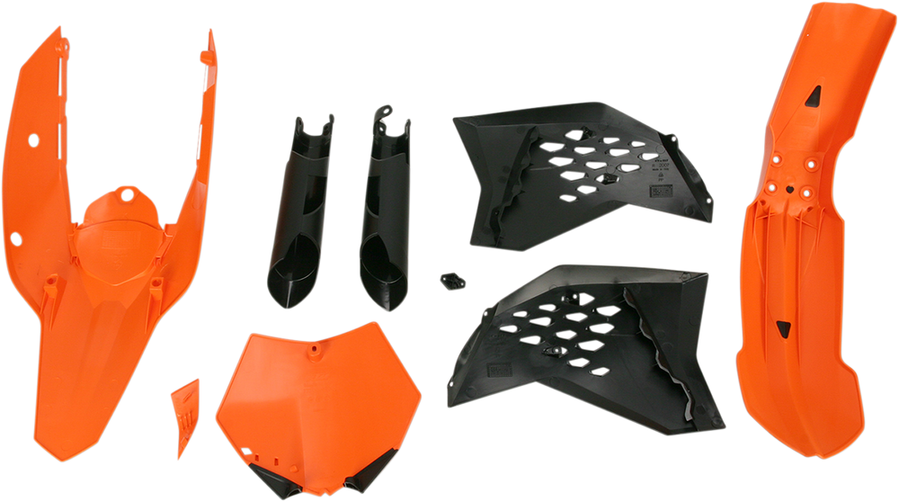 Acerbis Full Body Kit Orange/Black OEM - KTM 250 SX-F and More