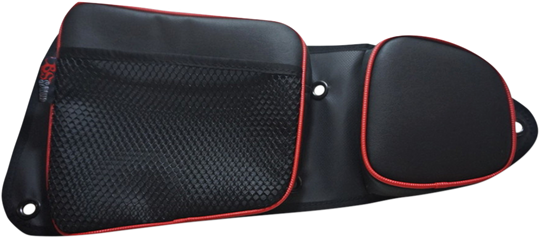 BS Sand Door Bag Front Black/Red - Polaris RZR XP Turbo 2016-2019