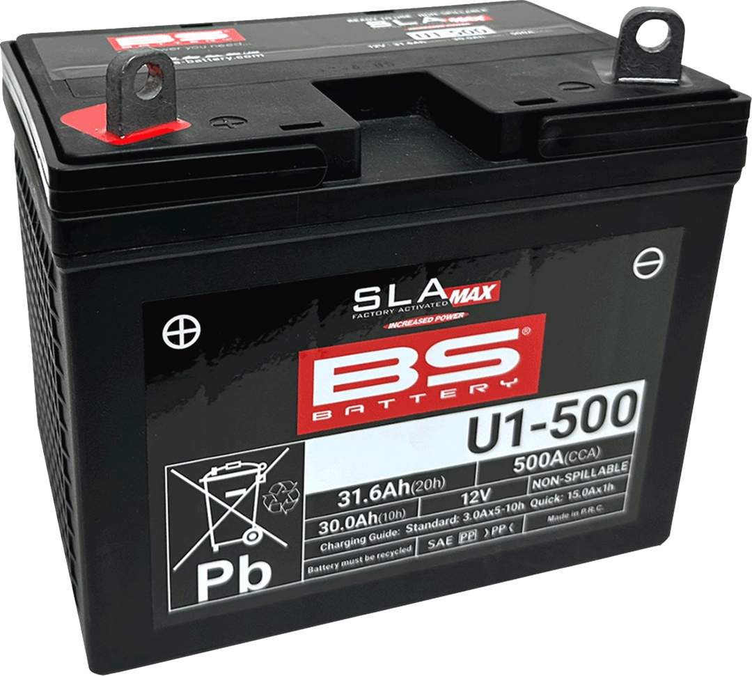 BS Battery Battery U1-500 - Yamaha YXZ1000R and More