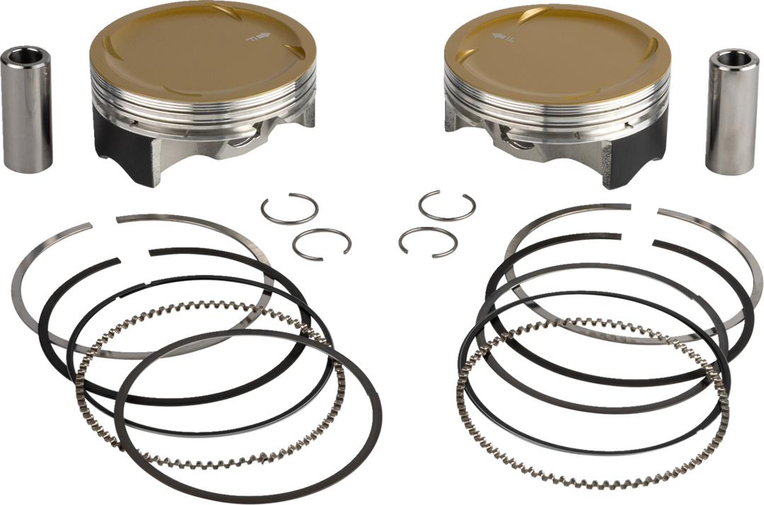 JE Pistons Ultra Series Piston Kit - Harley-Davidson Milwaukee-Eight 114/117 - 4.310" 10.25:1 CR 114"/117" M8
