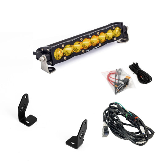 Baja Designs S8 Hood Mount Kit Baja Amber - 2025 Polaris RZR Pro R, Pro S, Pro XP