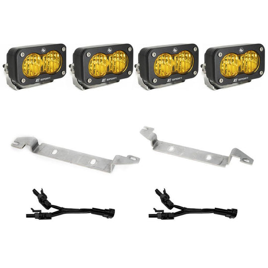 Baja Designs S2 Sport Fog Pocket Kit Baja Amber - 2022+ Toyota Tundra