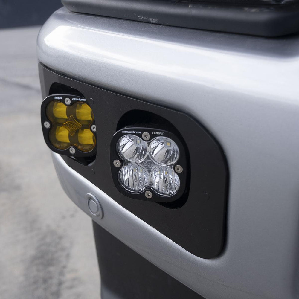 Baja Designs Squadron SAE/Sport Fog Pocket Kit Amber - 2023+ Ford F-250, F-350 Super Duty