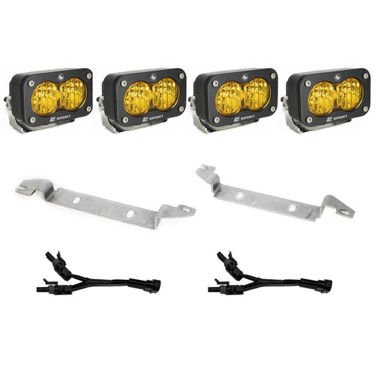 Baja Designs S2 Sport Fog Pocket Kit Baja Amber - 2024+ Toyota Tacoma