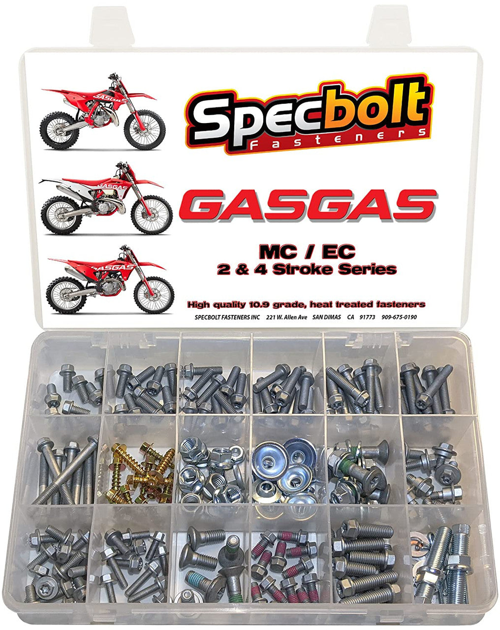 Specbolt 250pc Gas Gas Bolt Kit