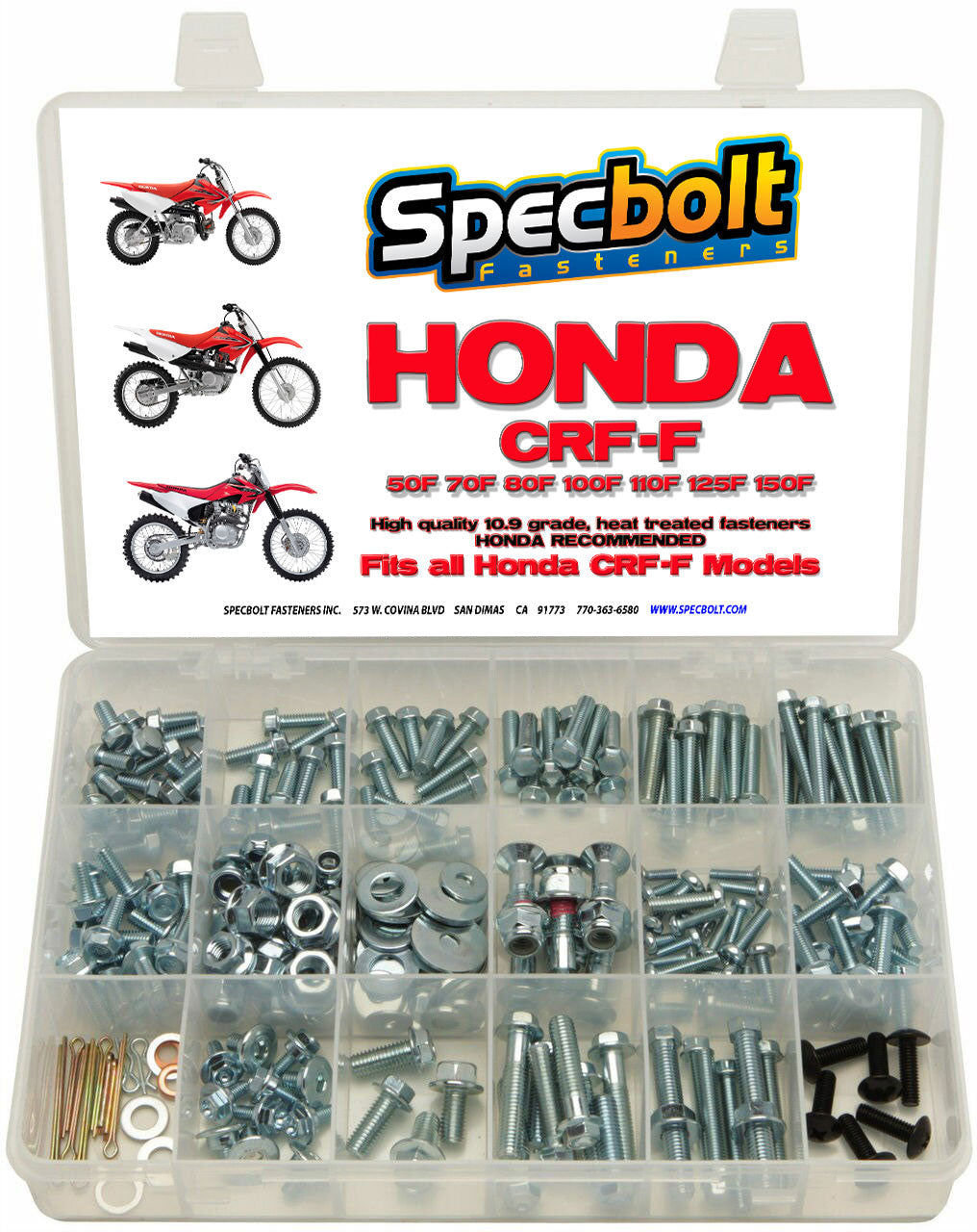 Specbolt 250pc Honda CRF-F Trail Bolt Kit