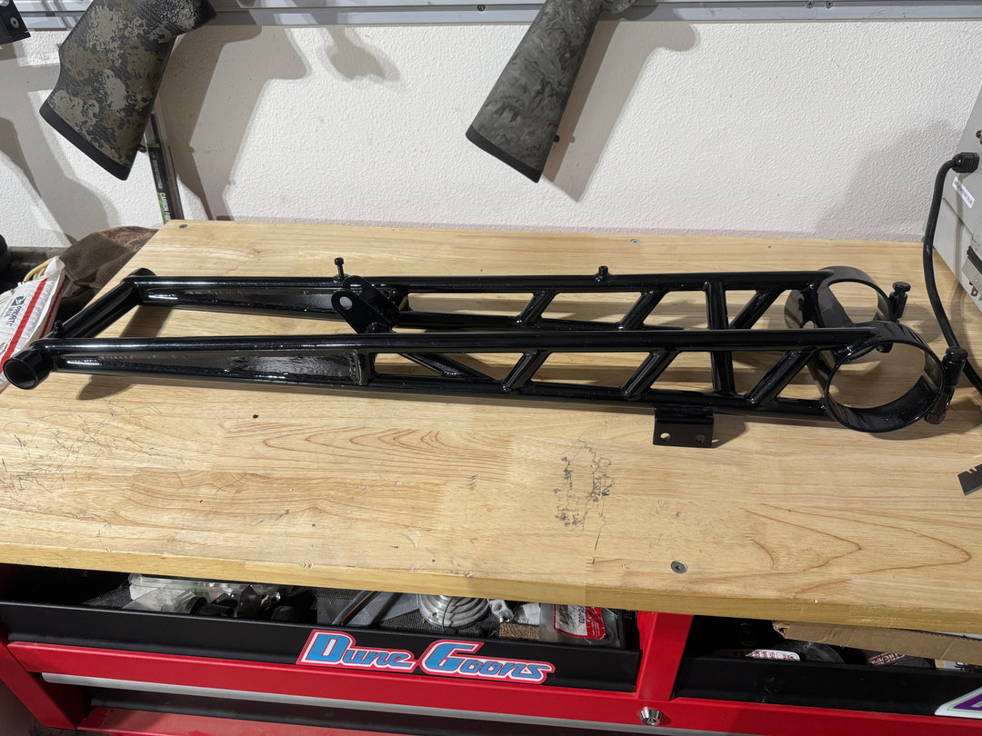 Banshee +12 Drag Swingarm (Round Housing) – Powder-Coated – $699