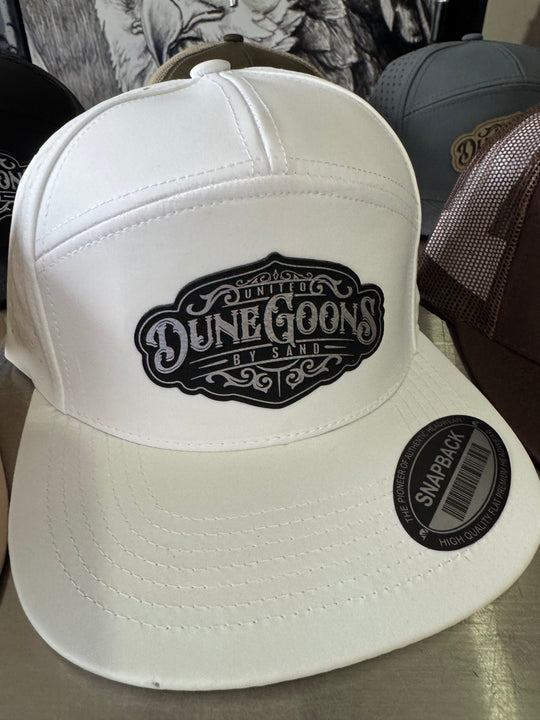Dune Goons 2025 Logo Hat – Laser Vented 7 Panel Snapback