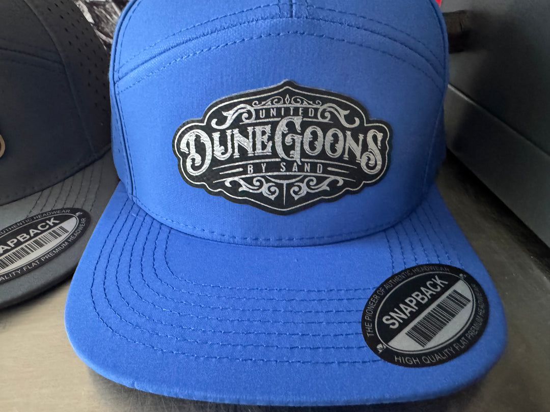 Dune Goons 2025 Logo Hat – Laser Vented 7 Panel Snapback
