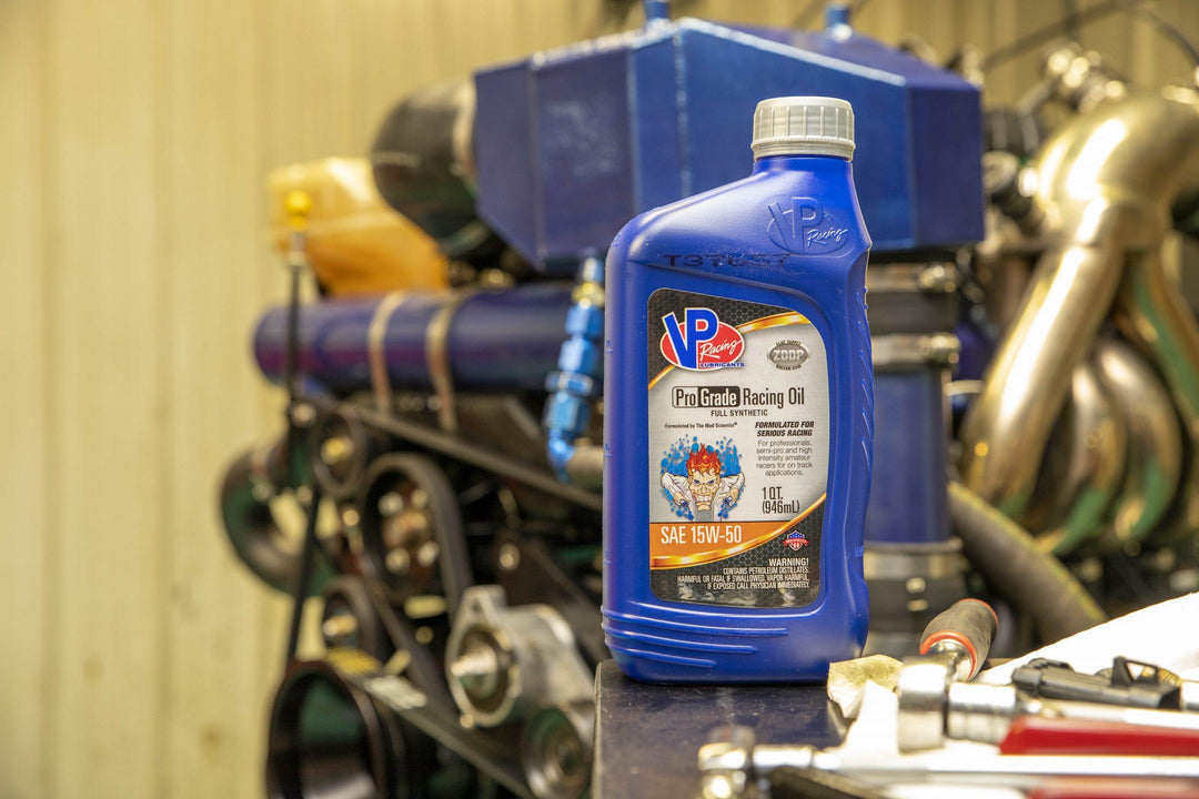 VP Racing Pro Grade SAE 15W50 Synthetic Oil for Racing