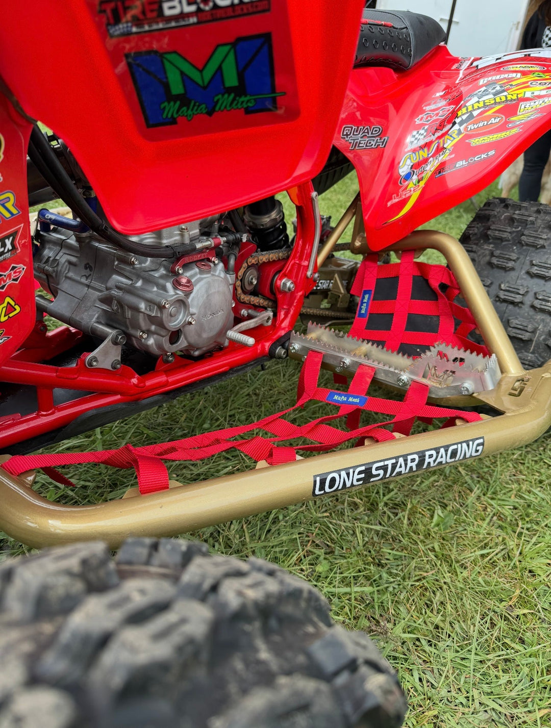 LSR DC-PRO GEN III nerf bars heel guard detail