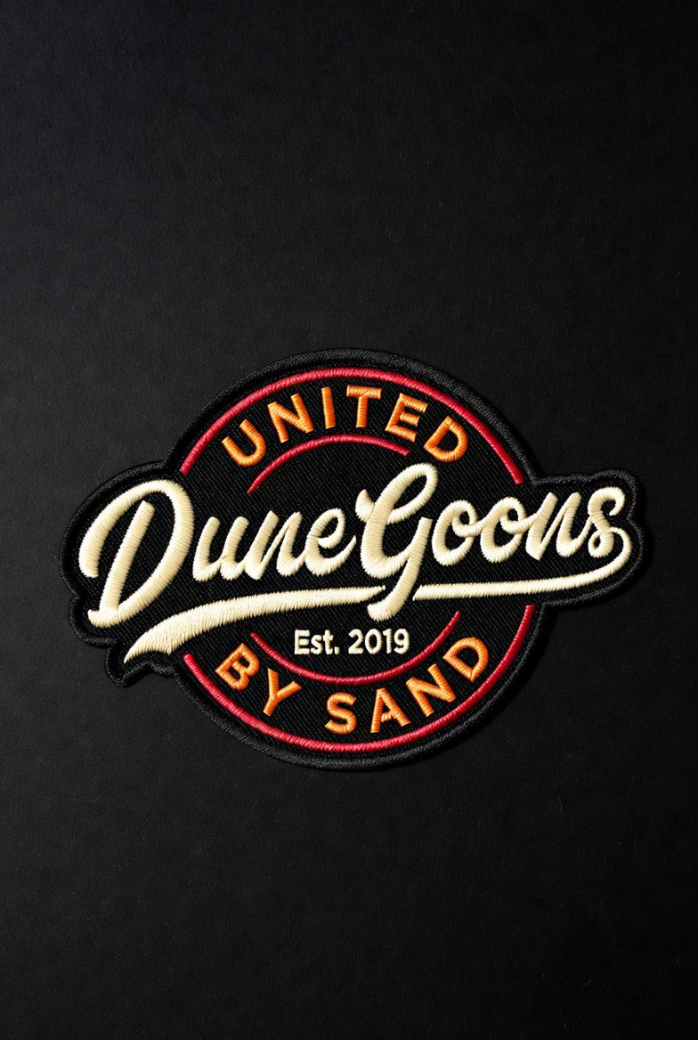 Dune Goons Patch 7 Panel Vented Snapback, United By Sand patch
