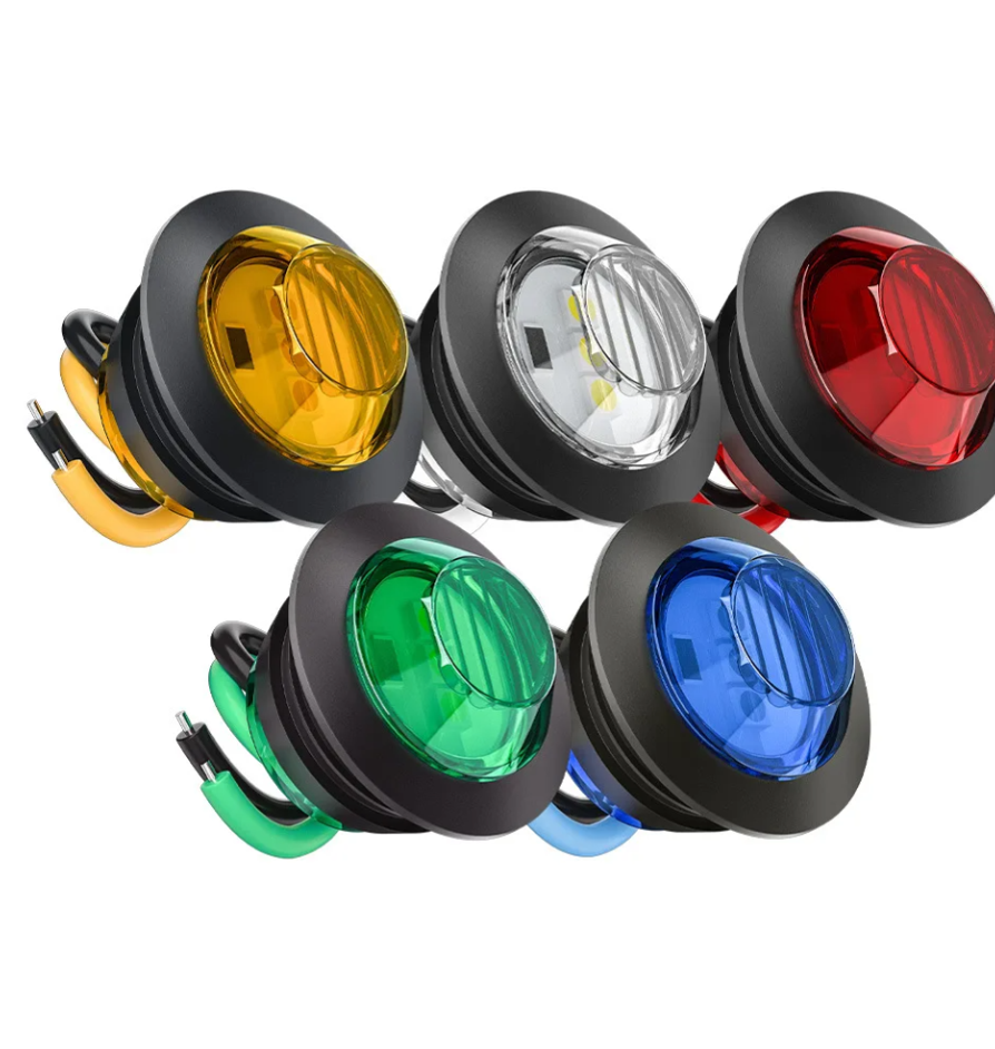 Marker and Clearance Lights for Trailers, RV's, Trucks, Boats - AMBER