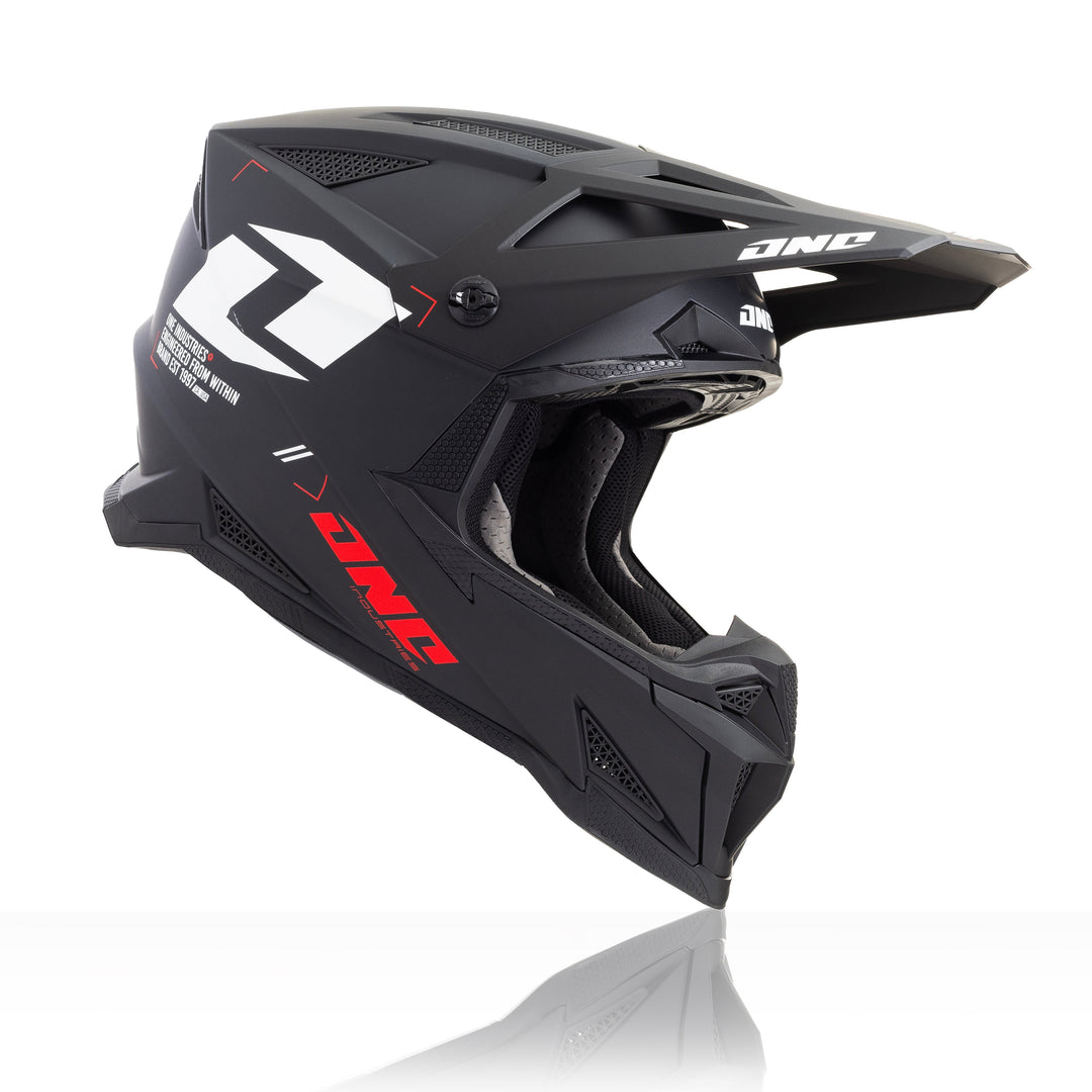 One Industries X-297 Helmet - Focus Black/White