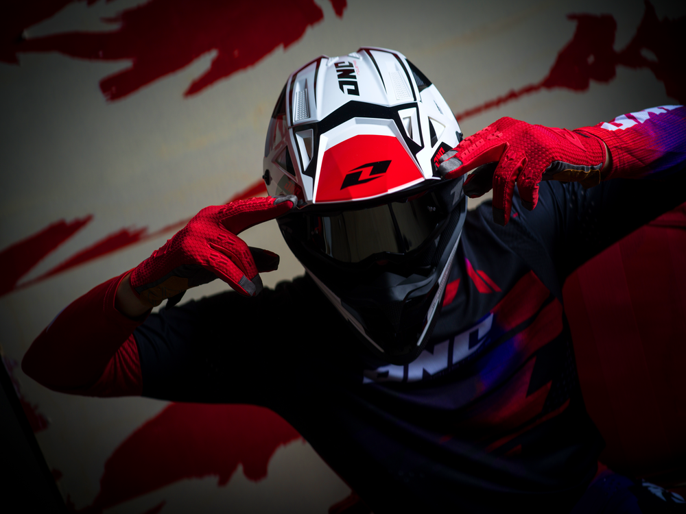 One Industries X-297 Helmet - Tazer Red