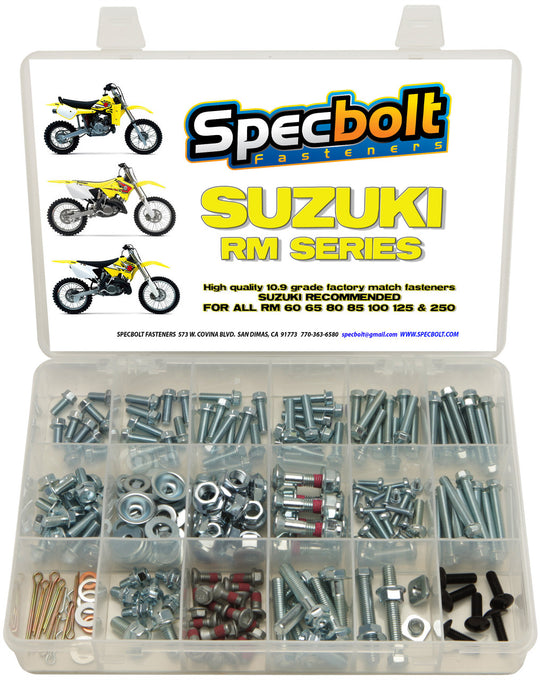 Specbolt 250pc Suzuki RM 2-Stroke Bolt Kit