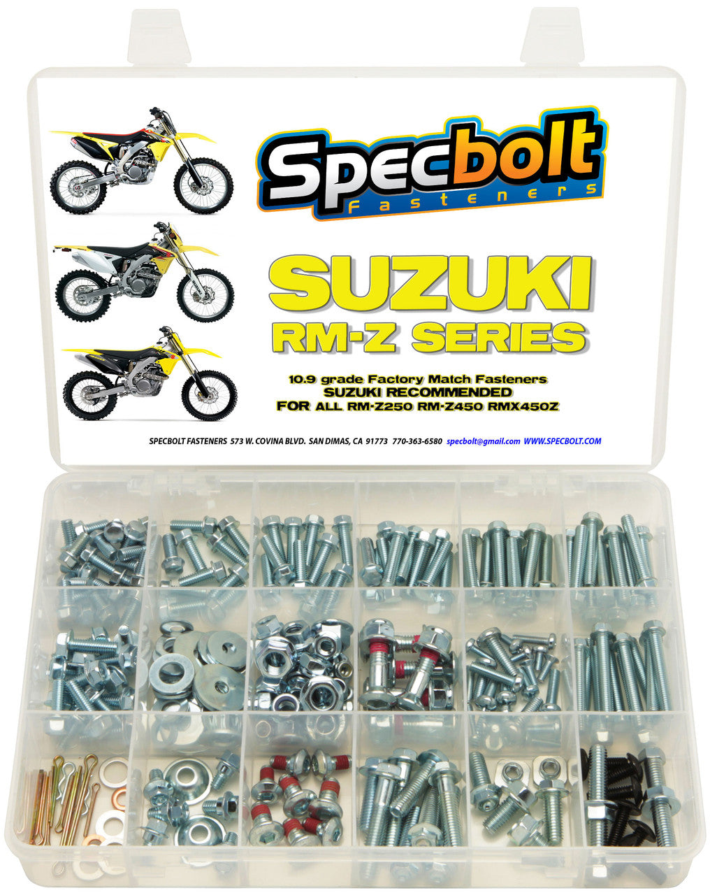 Specbolt 250pc Suzuki RM-Z Bolt Kit