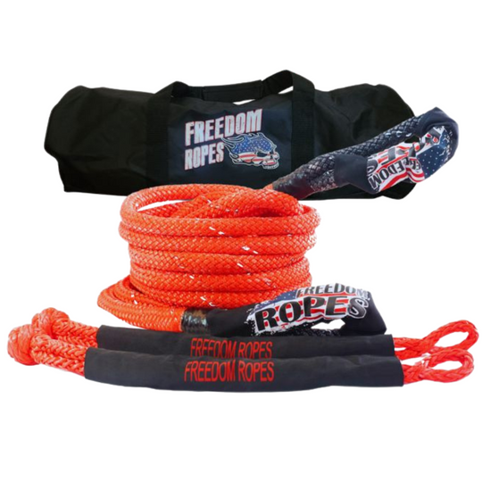 5/8"x20' Kinetic Energy Recovery Rope Kit (comes with Rope, 2 Soft Shackles and a Recovery Bag)