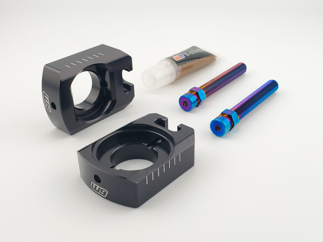 Warp 9 Billet Axle Blocks - Sur Ron Ultra Bee