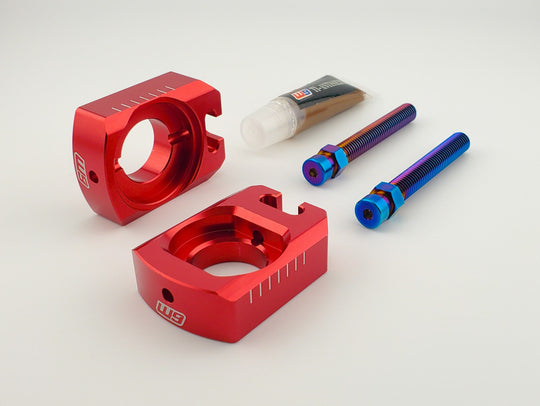 Warp 9 Billet Axle Blocks - Sur Ron Ultra Bee