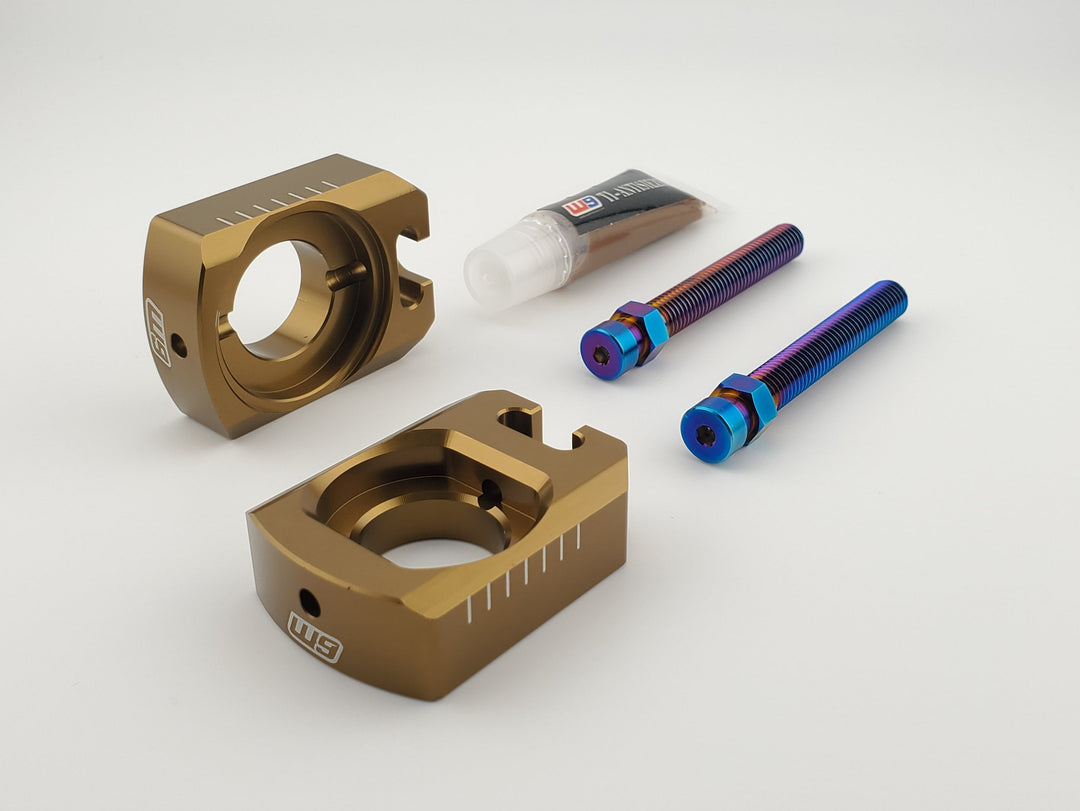 Warp 9 Billet Axle Blocks - Sur Ron Ultra Bee