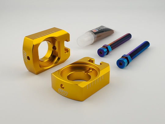 Warp 9 Billet Axle Blocks - Sur Ron Ultra Bee