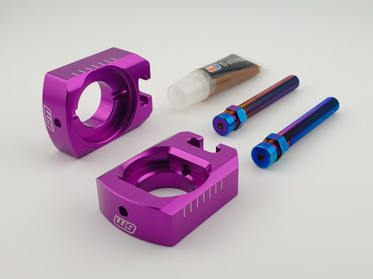 Warp 9 Billet Axle Blocks - Sur Ron Ultra Bee