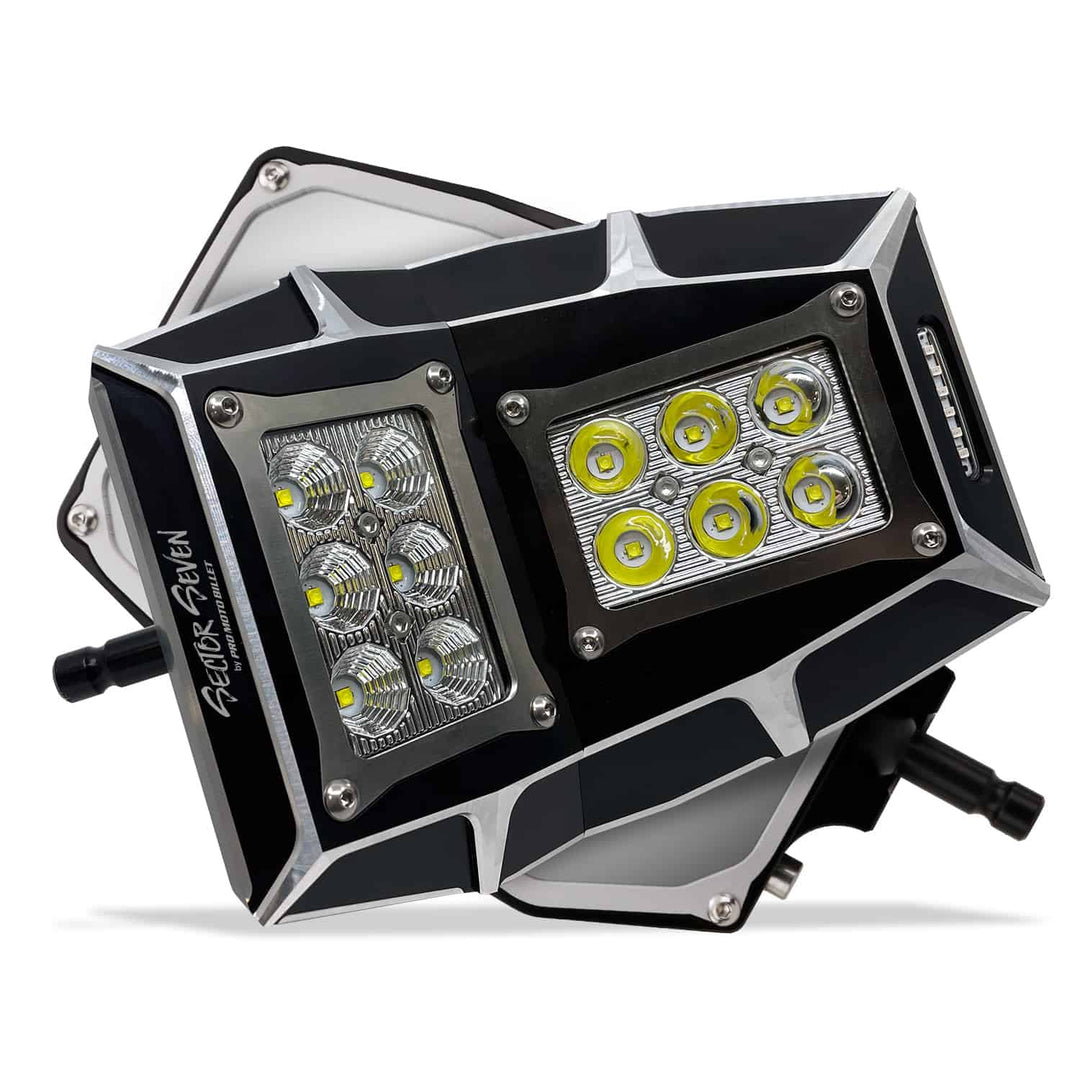Sector Seven Sawtooth LED Lighted Mirrors with Turn Signal