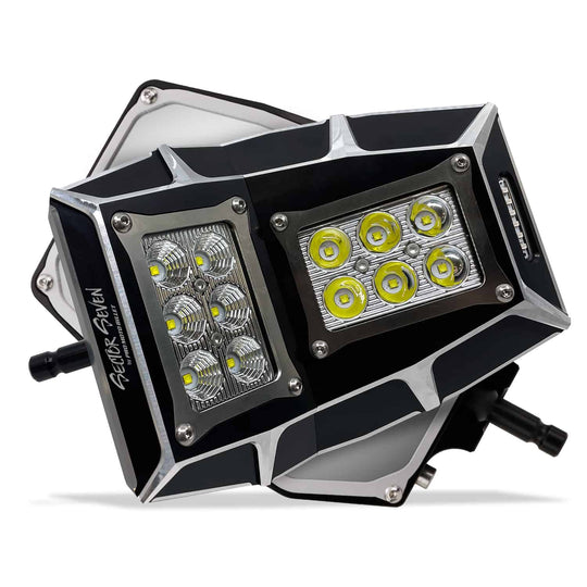 Sector Seven Sawtooth LED Lighted Mirrors with Turn Signal