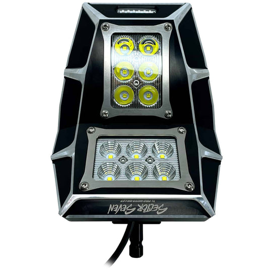 Sector Seven Sawtooth LED Lighted Mirrors with Turn Signal