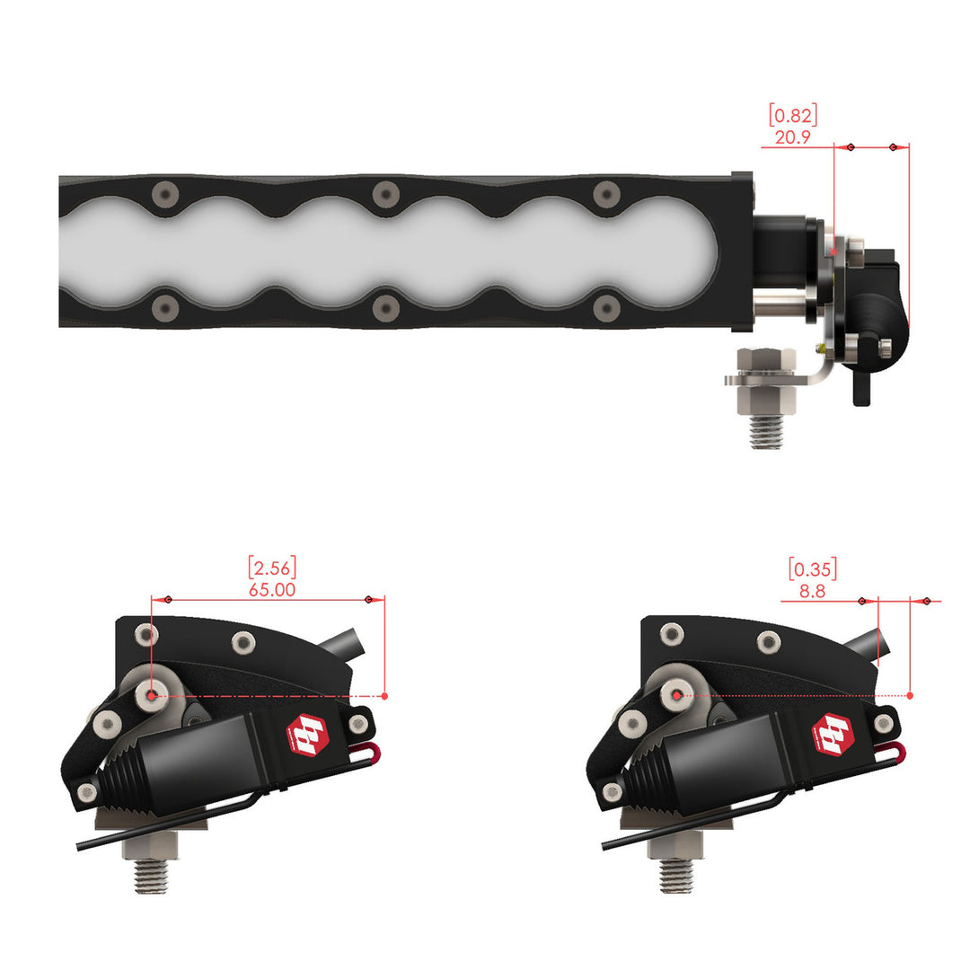 Baja Designs S8 Double Actuator Kit for 20in+ Light Bars Universal