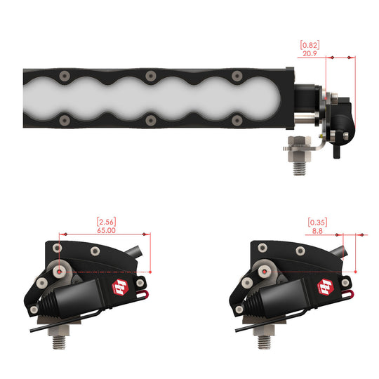 Baja Designs S8 Double Actuator Kit for 20in+ Light Bars Universal