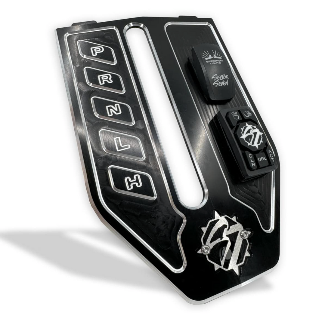 Sector Seven Billet Shift Plate for Polaris RZR