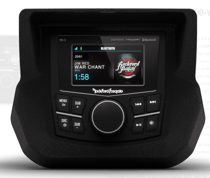 Rockford Fosgate Stage 6 Audio Kit - 2024+ Polaris RZR XP