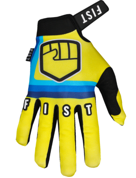 FIST Handwear Strapped 90s Gloves - Yellow