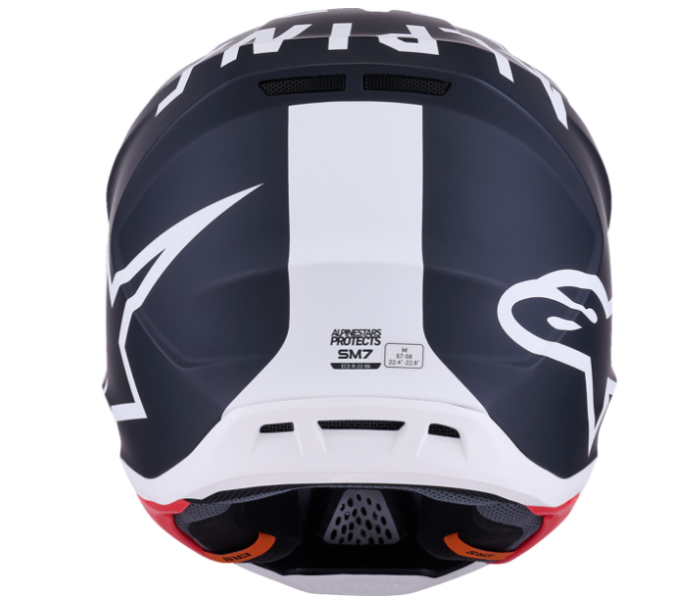 Alpinestars SM7 Dasher Helmet - Matte Black/White