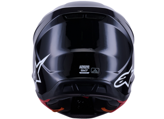 Alpinestars Supertech S-M7 Solid Helmet - Gloss Black