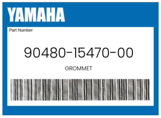 Yamaha Banshee Radiator Mount Grommet | OEM Vibration Dampener | 90480-15470-00 (1987-2006)