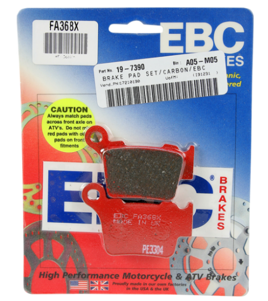 EBC FA368X Sport Carbon X Rear Brake Pads - KTM Husqvarna Husaberg Gas Gas Sherco