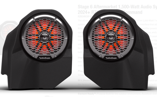 Rockford Fosgate Stage 6 Audio Kit - 2024+ Polaris RZR XP (Ride Command)