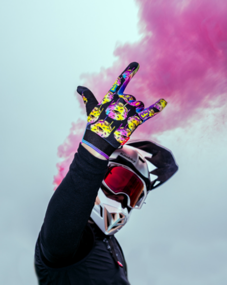 FIST Handwear Strapped Caroline Buchanan Red Label Sprinkle Fades Gloves
