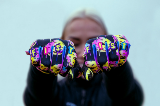 FIST Handwear Strapped Caroline Buchanan Red Label Sprinkle Fades Gloves
