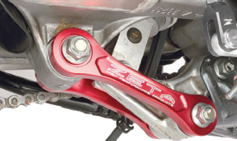 ZETA Lowering Link Kit 2021-2026 Honda CRF250R CRF250RX CRF450R CRF450RX