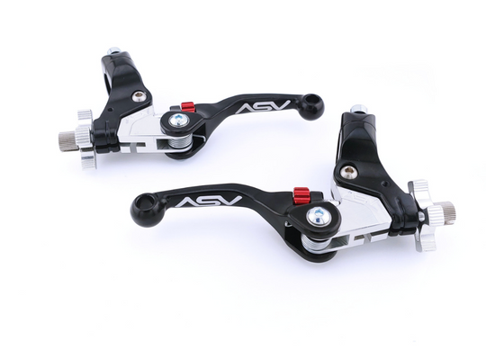 ASV F4 Lever Pair Pack w/ Standard Perch | 2004-2026 Honda CRF100F/CRF110F/CRF80F