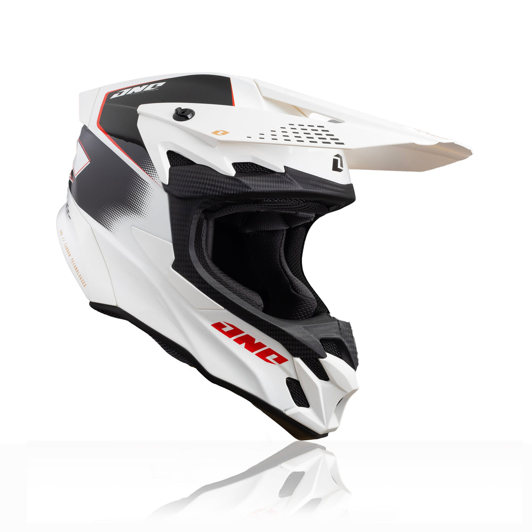 One Industries X-197 Helmet Carbon - White Scorch