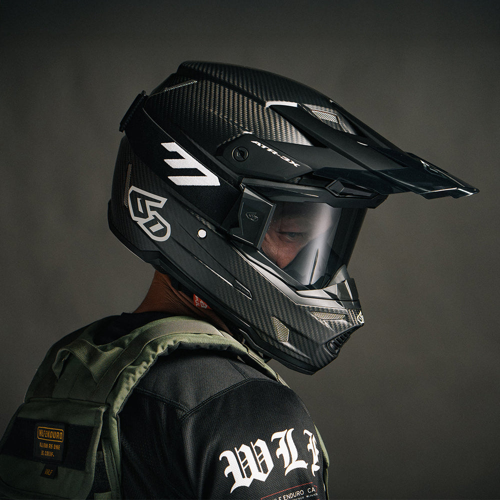 6D ATR-3X Solid Helmet